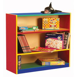 Bookcase with 2 Adjustable Shelves (Colour My World)