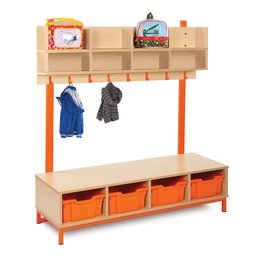 Cloakroom Top With 8 Compartments