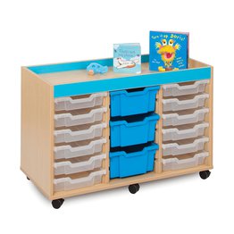 18 Shallow Tray Unit With Inset Lid