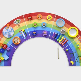 RAINBOW ACTIVITY WALL PANELS