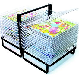 30 Shelf Spring Loaded Drying Rack