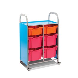 Gratnells Callero Double Unit with 2 Deep & 4 Extra Deep Trays